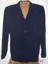 NWT Liz Claiborne Blue Pin Stripe Jacket Blazer Misses Size 8  Polyester - $29.69