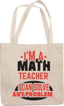 Make Your Mark Design Math Teacher. Cool Reusable Tote Bag for Professors &amp; Inst - £17.37 GBP
