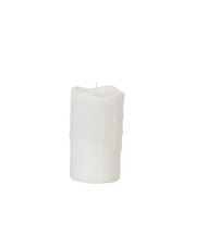 Simplux LED Dripping Candle w/Moving Flame (Set of 2)3&quot;Dx5&quot;H - £68.24 GBP