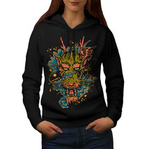 Wellcoda Dragon Asian Myth Evil Womens Hoodie - $41.67