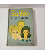 Vintage Barbie Midge &amp; Ken 1960’s Random House Hardcover Book Mattel - $60.64 CAD