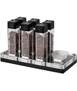 MUVNA Coffee Bean Cellars with Stand &amp; Hopper, 6 Tubes - $47.51