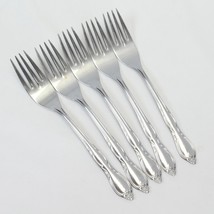 Oneida Montclair Dinner Forks 6.875&quot; Wm A Rogers Lot of 5 - £15.65 GBP