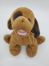 11&quot; RBI Puppy Dog Brown Hand Puppet w/ Sound Plush Soft Stuffed Animal Toy B308 - £13.56 GBP
