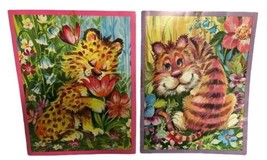Safari Lot of 2 Used Signed Vintage Get Well and Happy Birthday Greeting Cards - £13.48 GBP