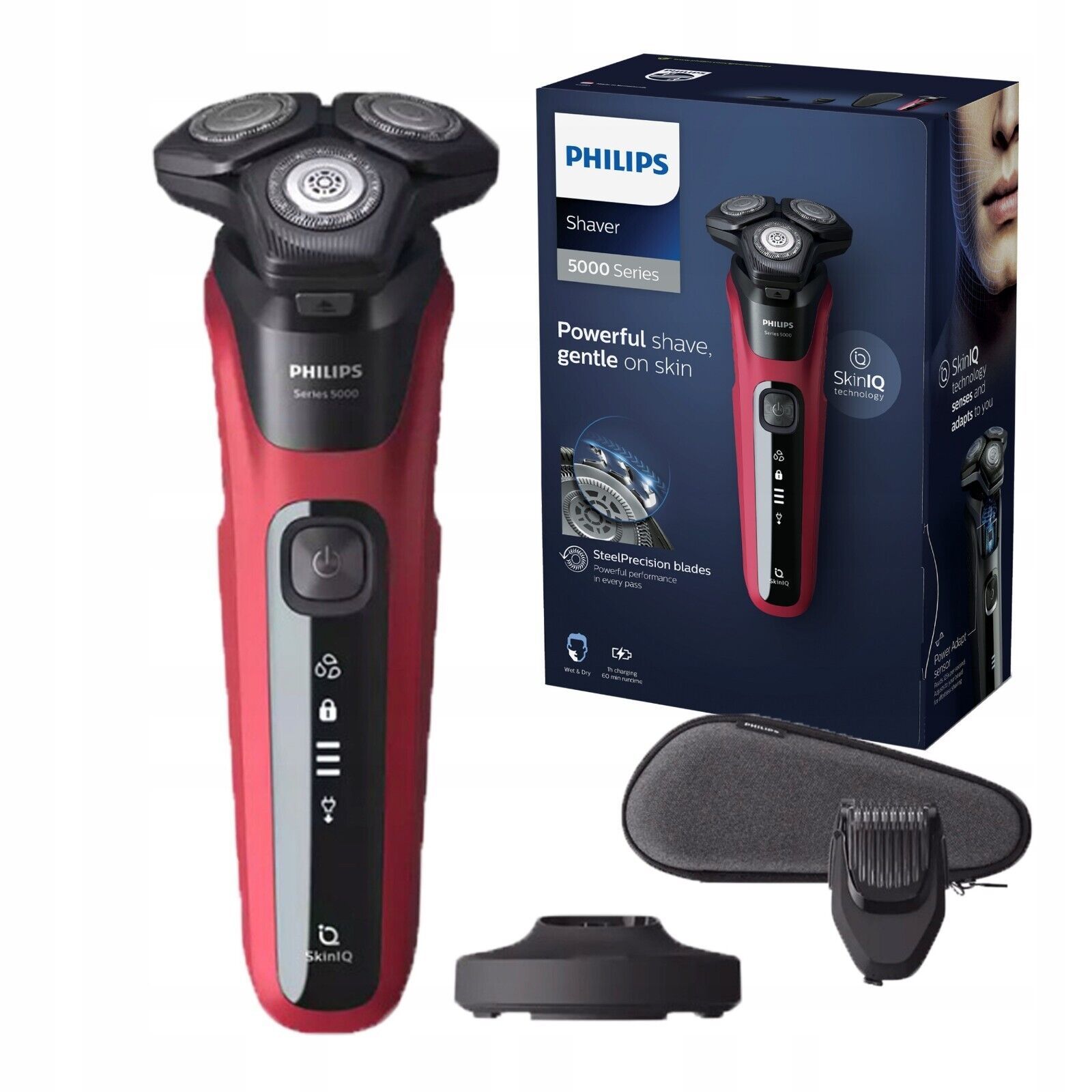 Primary image for Philips S5583/38 Wet Dry Trimmer Short Long Beard Shaver Trims Charging Base
