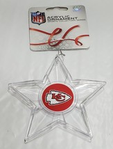 Kansas City Chiefs Acrylic Star Ornament - NFL - $11.63