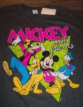 Walt Disney Mickey Mouse Goofy Donald Duck Pluto T-Shirt Medium New w/ Tag - £15.79 GBP