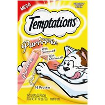 BestBy12/26 Temptations Creamy Puree Cat Treats Chicken & Salmon 16 Pouches - $186.94 MXN BestBy12/26 Temptations Creamy Puree Cat Treats Chicken & Salmon 16 Pouches - $186.94 MXN