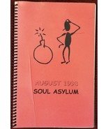 SOUL ASYLUM - VINTAGE ORIGINAL AUGUST 1998 TOUR BAND CREW ONLY TOUR ITIN... - £42.00 GBP