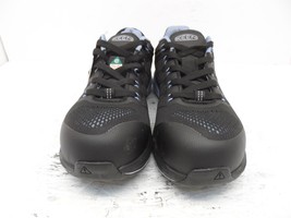 KEEN Women&#39;s Low-Cut Vista Carbon Fiber-Toe ESD Work Shoes Black/Blue Size 8.5M - £67.22 GBP
