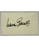 Lauren Bacall (d. 2014) Autographed 3x5 Index Card - $733.76 MXN