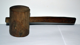 Hardwood Mallet, Item # 910, vintage mallet, antique wood mallet, mallet - $22.45