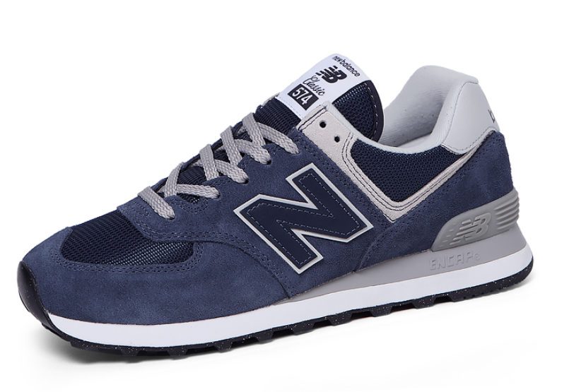 New Balance 574 Men&#39;s Lifestyle Sneakers Shoes Sports Casual D Navy NWT ... - $122.31+