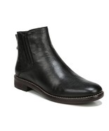 Franco Sarto Womens 7.5 M Black Leather Flat Ankle Booties NIB GC3 - €62,51 EUR