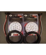(2) 19 LED Trux Dual Revolution 4&quot; Round Clear Lens Stop Tail Turn Back-... - €89,59 EUR