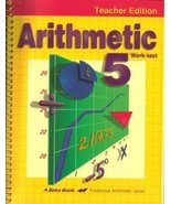 A Beka Book Arithmetic 5: Teacher Edition [Spiral-bound] - £13.36 GBP