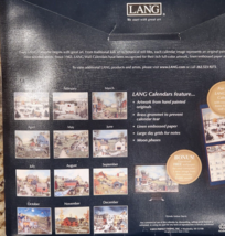 2016 LANG LINDA NELSON STOCKS Calendar Frame the FOLK ART 29th Edition E... - £4.87 GBP