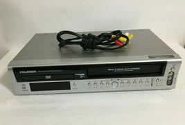 Sylvania DVC850C Dvd Vcr Vhs Recorder Combo Player w/ Cables - £50.49 GBP