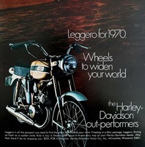 Harley Davidson Leggero 65cc Advertisement 1970 Motorcycle Ephemera LGBinHD - £27.48 GBP