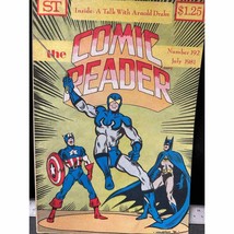 The Comic Reader No. 192 July 1981 Volume 1 Marvel Batman Captain America Magazi - £14.65 GBP