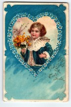 Valentines Postcard Victorian Children Ellen Clapsaddle Undivided Back 1907 - $29.93