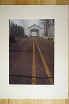 Tom Adams Photography Larwood Covered Bridge Linn County Oregon Photo Art 11X14 - £23.13 GBP