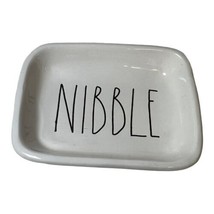 RAE DUNN Magenta NIBBLE Small Appetizer Tray Artisan Collection 5.5&quot; Sau... - £11.19 GBP