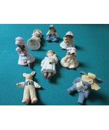 8 JAN HAGARA Porcelain Mini Dolls 2/3&quot; New in Compatible with Box LOT - $198.33 CAD