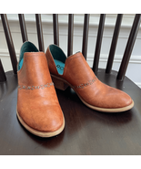 Roan Bed Stu Gaze Oats Pecan Western Ankle Boots 6.5 - $992.26 MXN