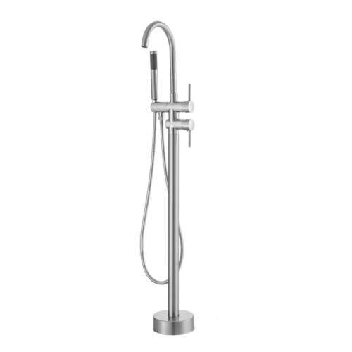 Freestanding Bathtub Faucet, Floor Mount, Freestanding Tub Filler, Shower Mixer