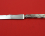 Lap Over Edge Acid Etched by Tiffany &amp; Co Sterling Dessert Knife w/orchi... - £302.83 GBP