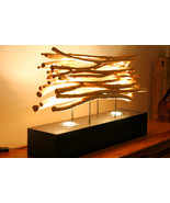 Driftwood Lamp 60cm LED Floor Lamp Wooden Light Table Lamp Country House - $5,178.60 MXN