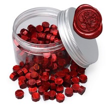 Metallic Sealing Wax Beads 170Pcs Octagon Wax Seal Beads For Wax Seal St... - £20.43 GBP