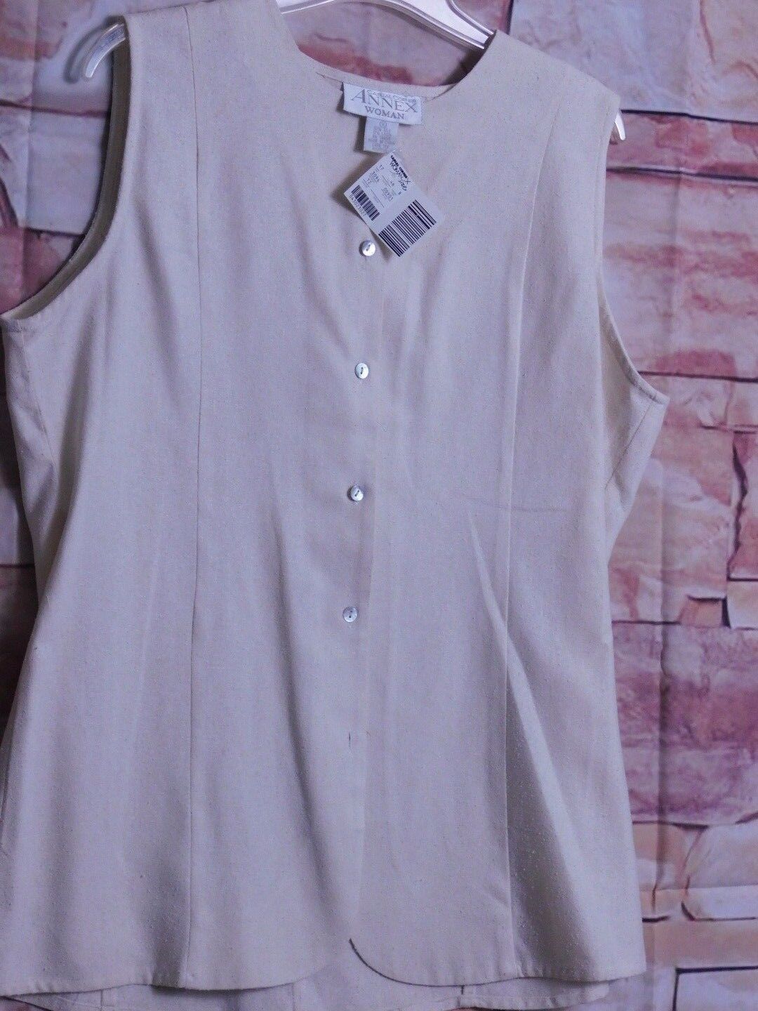 Primary image for WOMEN'S BUTTON DOWN BLOUSE BY CASUAL CORNER ANNEX / SIZE X