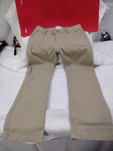 New, The Childrens Place Girls Uniform Skinny Chino Pants Sandy Size 5  1 Pair - $18.04