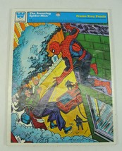 Vintage 1976 Whitman FRAME-TRAY Puzzle Marvel SPIDER-MAN Nice! - £15.13 GBP