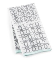 Martha Stewart Collection Tile Patchwork 16" X 28" Spa Hand Towel T4103755 - $12.82