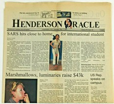 Henderson Oracle Henderson State University Arkadelphia Arkansas May 1, 2003 - £11.89 GBP