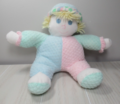 TB  Trading vintage plush pastel terrycloth rattle clown quilted waffle weave - £17.52 GBP