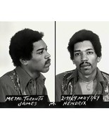 JIMI HENDRIX MUG SHOT 8X10 PHOTO MUSIC POP ROCK &amp; ROLL PICTURE - $4.94