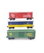 3 Lionel Trains Boxcars All C-7 O Gauge - $29.69