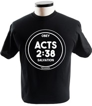 Acts 238 Obey The Gospel Pentecostal Christian T Shirt Acts 238 Long Sle... - £13.55 GBP+