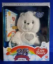 CARE BEAR 25TH ANNIVERSARY WHITE BEAR WITH DVD - NEW IN BOX (COLLECTOR&#39;S... - $56.09