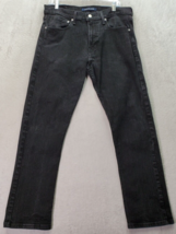 Calvin Klein Jeans Men Size 34 Black Denim Cotton Medium Wash Pockets Fl... - £16.62 GBP