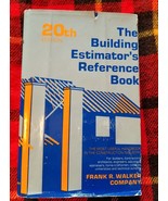 The Building Estimator&#39;s Reference Book 20th Ed (1980 HC/DJ) Frank R Wal... - $644.86 MXN