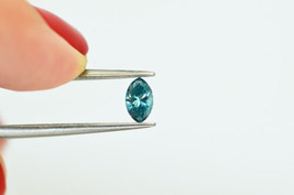 Marquise Shape Diamond Fancy Blue Color VS2 Enhanced Loose Polished 0.41 Carat - £317.46 GBP