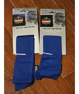 Chill-Its 6700CT Evaporative Cooling Bandana Blue Lot Of 2 Ergodyne Work... - €11,07 EUR