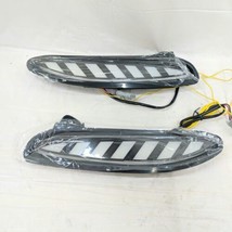 LED Fog Light Pair Fits 2021 2022 Toyota Venza Clear DRL w Amber Turn Si... - £45.97 GBP