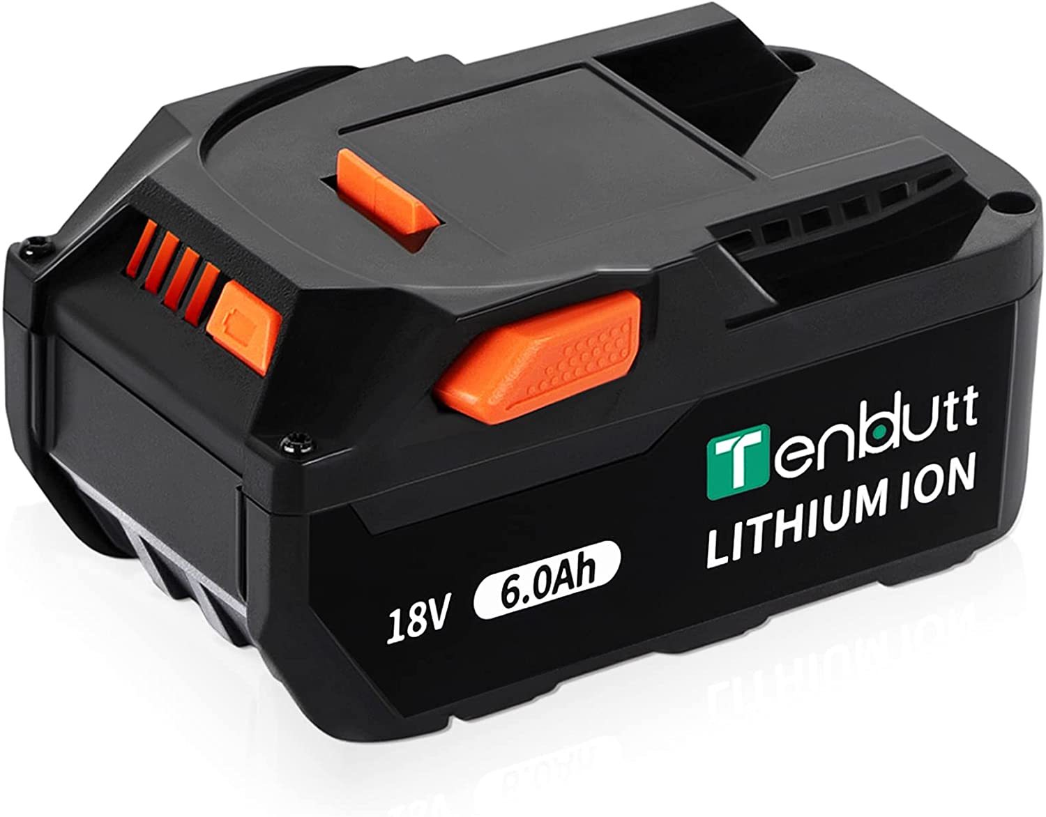 Third-Generation Lithium! Tenhutt 18V Replacement Battery For Ridgid 18V - $38.97
